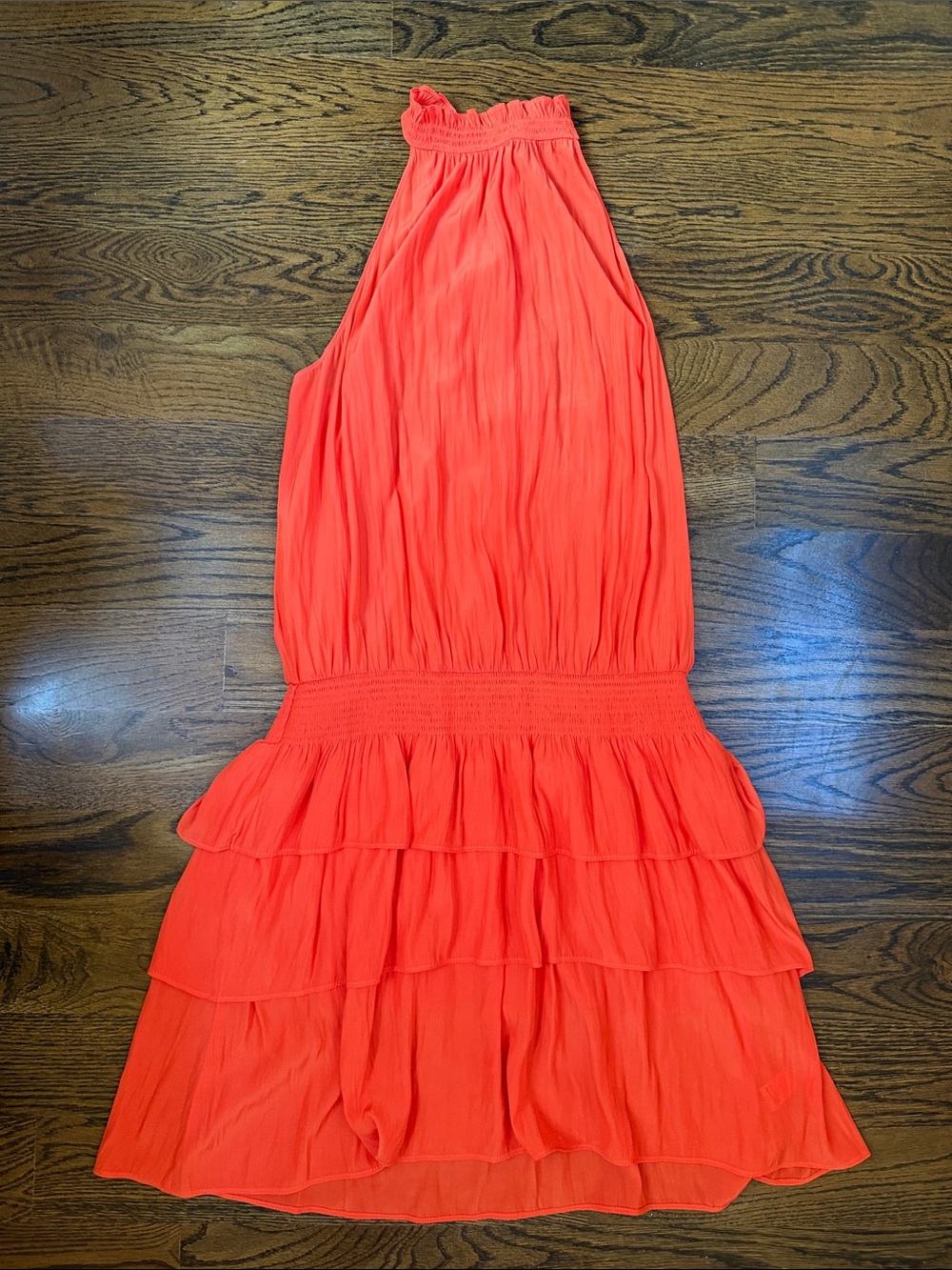 Army Brook Orange Mini Dress Size Medium